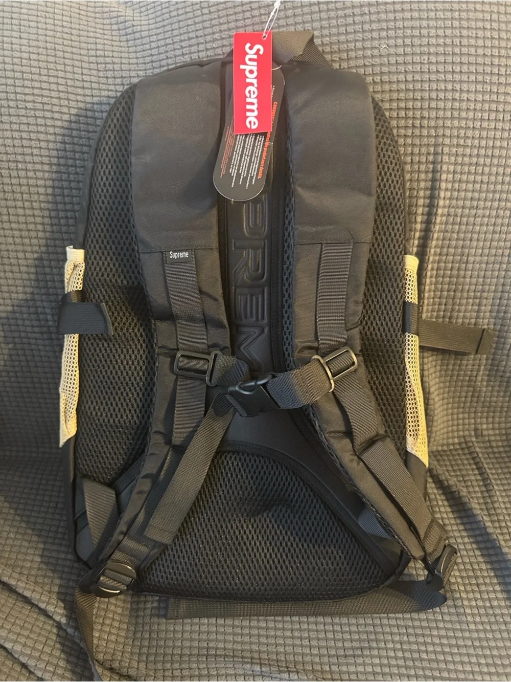 New! Supreme FW23 Backpack in the Blue colorway,